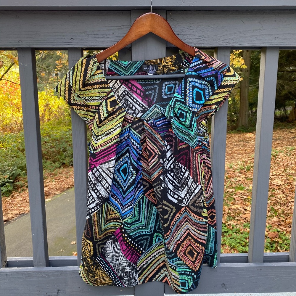 Multi colored top